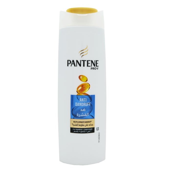 Pantene Anti-Dandruff 2 in 1 Shampoo + Conditioner 400ml - Available at Alosra Online Supermarket