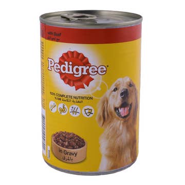 Pedigree Beef Chunks in Gravy Dog Food 400g - Available at Alosra Online Supermarket