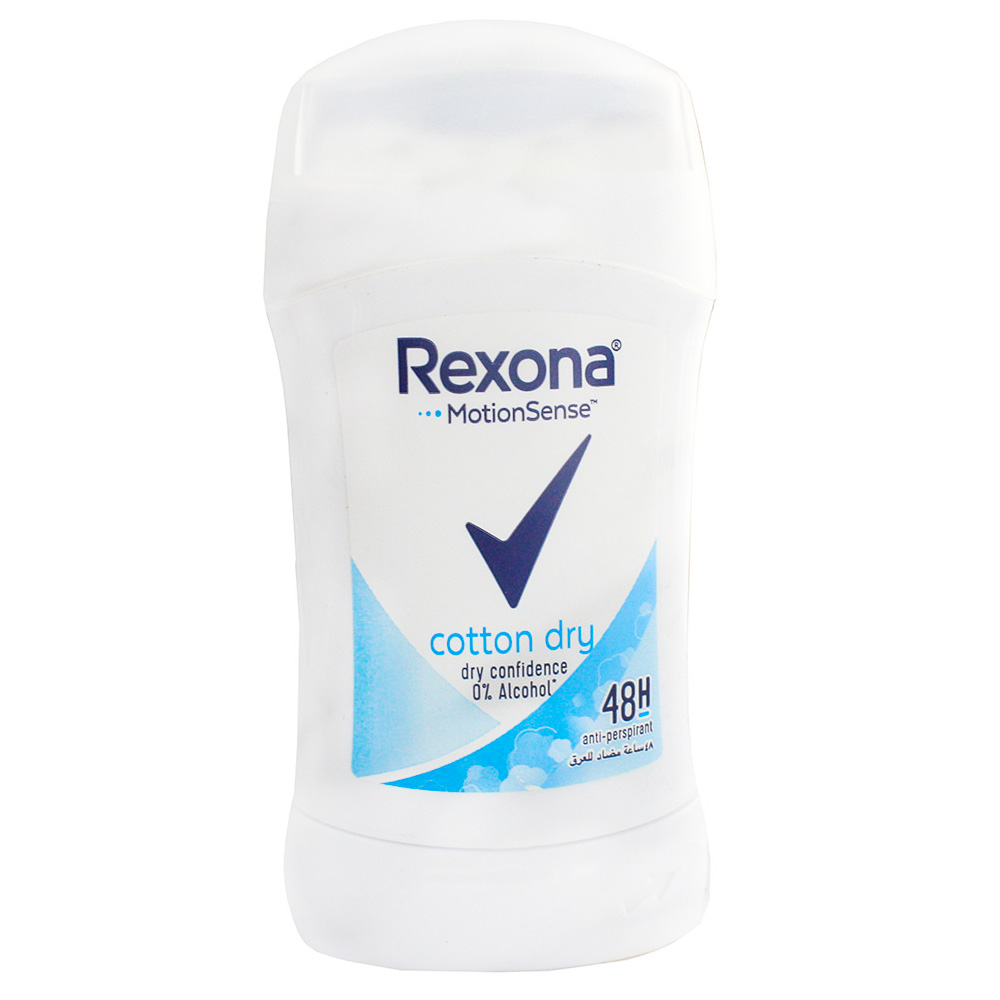 Rexona Cotton Dry Deodorant Stick 40g - Available at Alosra Online Supermarket