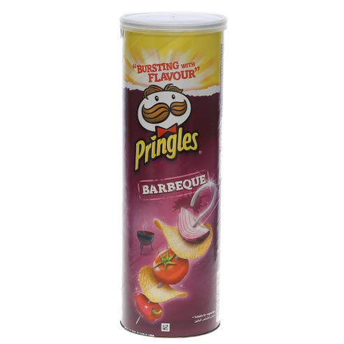Pringles Barbeque Potato Chips 165g - Available at Alosra Online Supermarket