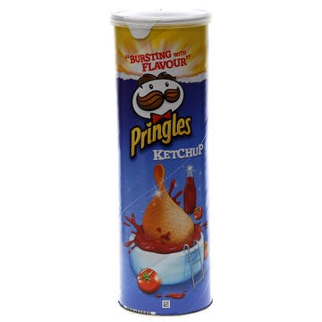 Pringles Ketchup Potato Chips 165g - Available at Alosra Online Supermarket