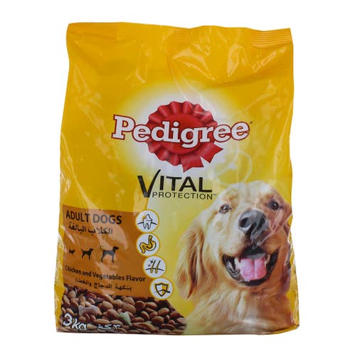 Pedigree Chicken with Tasty Liver Dog Food 3Kg - Available at Alosra Online Supermarket