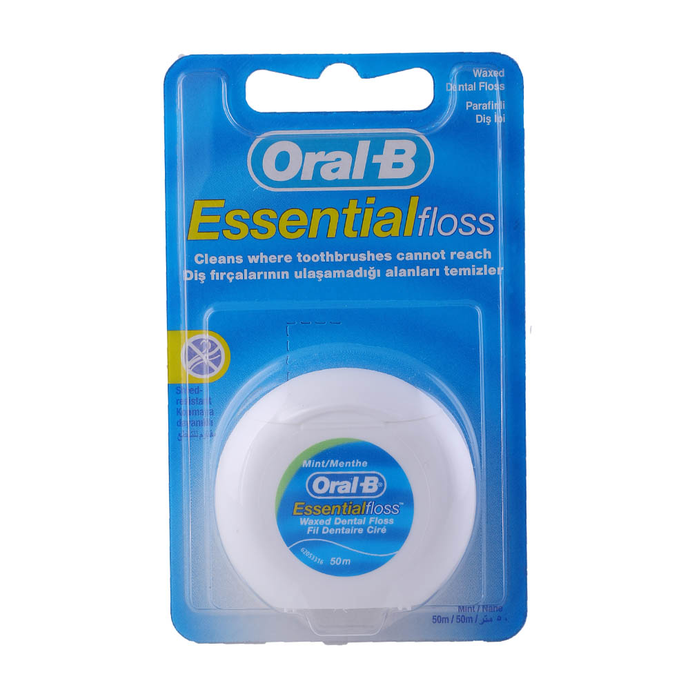 Oral B Mint Waxed Essential Floss