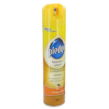 Pledge Orange Furniture Polish 300ml - Available at Alosra Online Supermarket