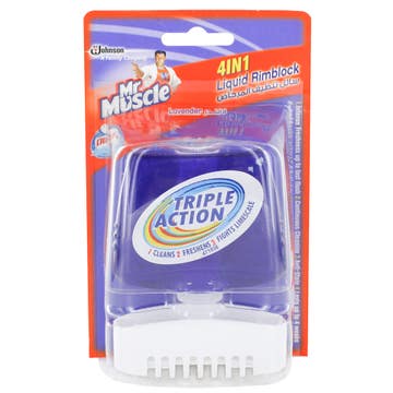 Mr Muscle Duck Rim Block Liquid Purple Wave 55ml - Available at Alosra Online Supermarket