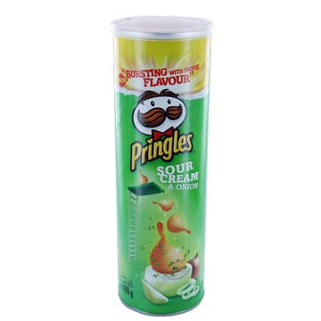 Pringles Sour Cream & Onion 165g - Available at Alosra Online Supermarket