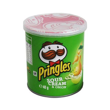 Pringles Sour Cream & Onion 40g - Available at Alosra Online Supermarket