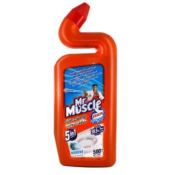 Mr. Muscle Marine (Floral) Toilet Liquid 500ml - Available at Alosra Online Supermarket