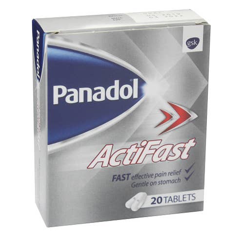 Panadol Actifast Tablets 20's - Available at Alosra Online Supermarket