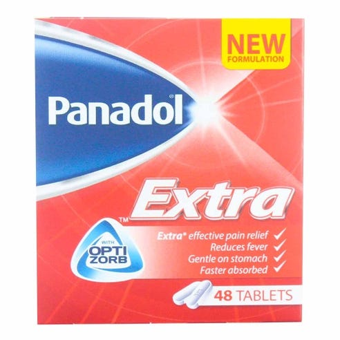 Panadol Extra With Optizorb Tablets 48's - Available at Alosra Online Supermarket