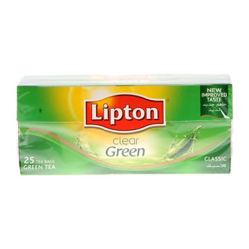 Lipton Green Tea Clear 1.5g [25 Pack] - Available at Alosra Online Supermarket