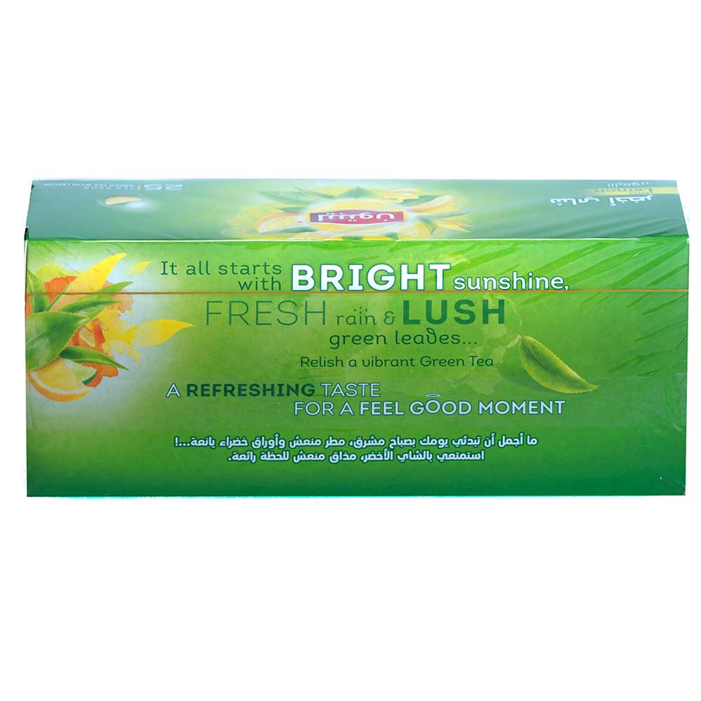 Lipton Green Tea Lemon 1.5g [25 Pack] back image