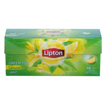 Lipton Green Tea Lemon 1.5g [25 Pack] - Available at Alosra Online Supermarket