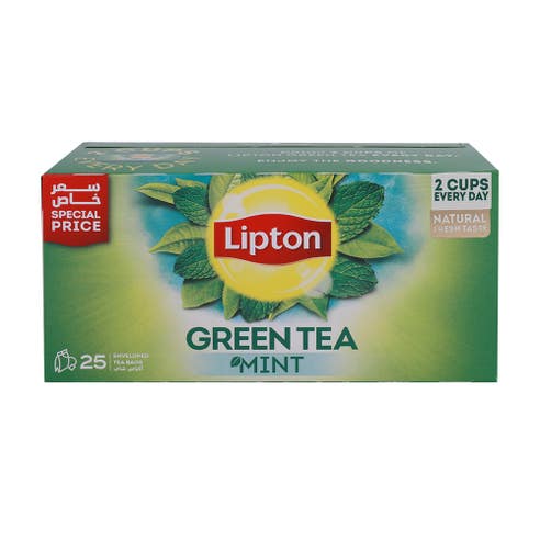 Lipton Green Tea Mint 25x1.3g [Special Offer] 
