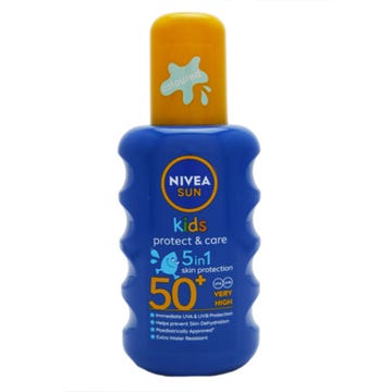 Nivea Sun Kids Moisturising SPF 50 Spray 200ml - Available at Alosra Online Supermarket