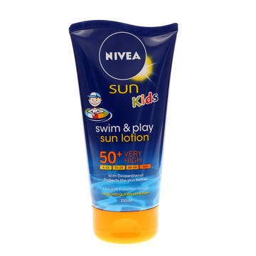 Nivea Sun Kids Swim & Play Sun Lotion [SPF 50] 150ml - Available at Alosra Online Supermarket