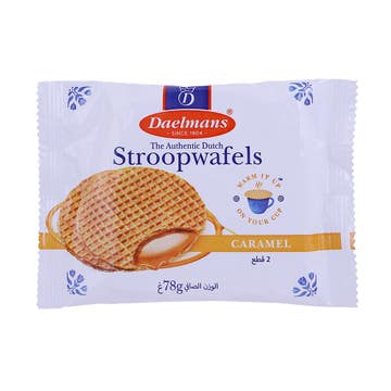 Daelmans Stroopwafels Caramel Waffles 78g - Available at Alosra Online Supermarket