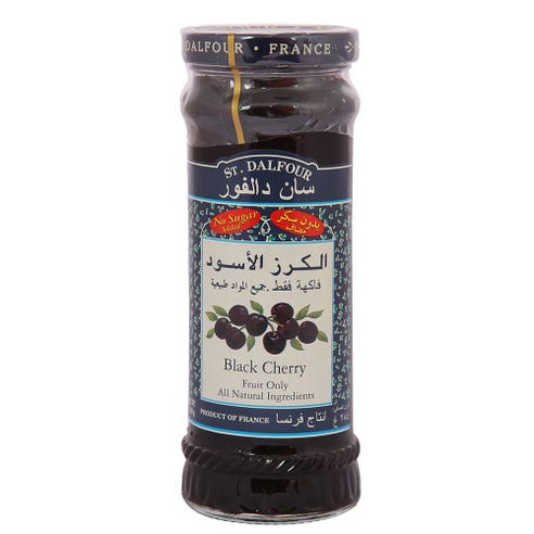 St. Dalfour Black Cherry Fruit Spread 284g - Available at Alosra Online Supermarket