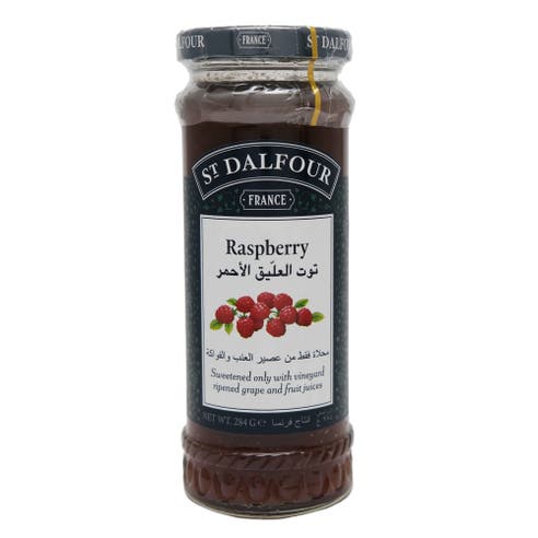 St. Dalfour Red Raspberry Fruit Spread 284g - Available at Alosra Online Supermarket