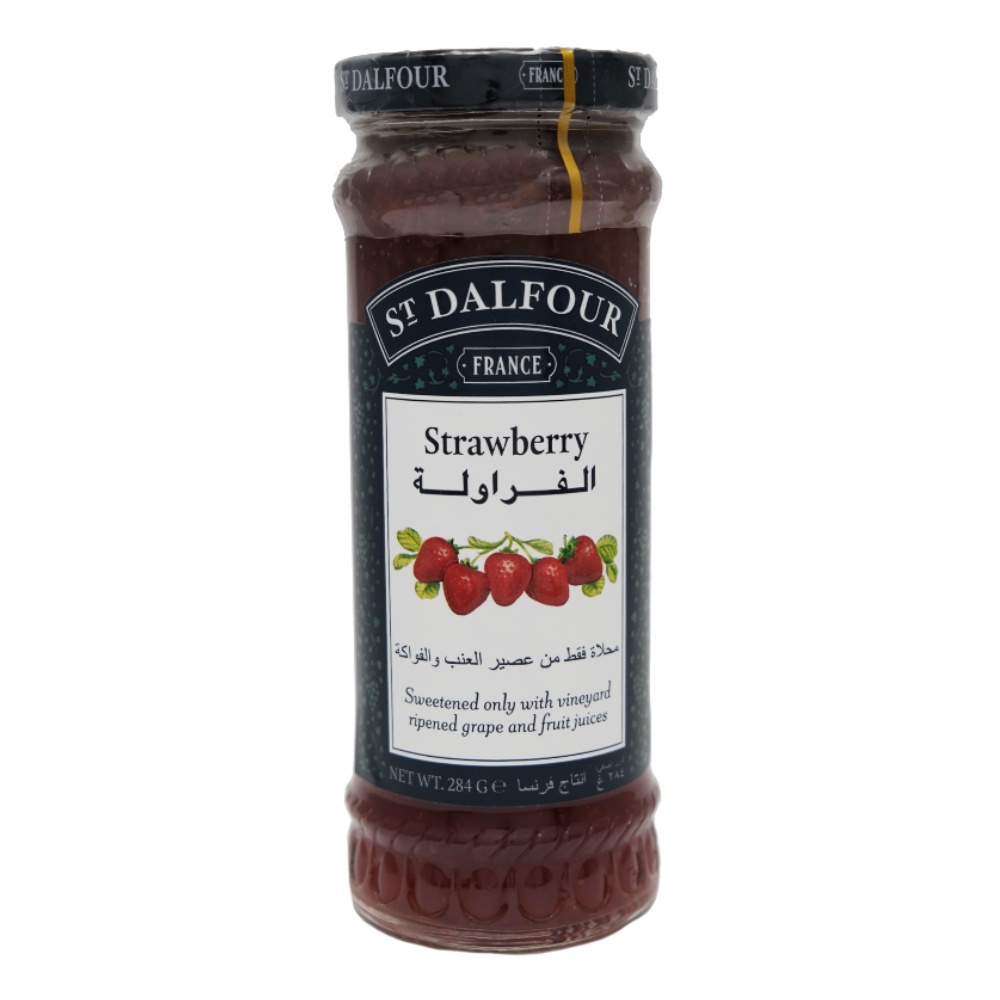 St. Dalfour Strawberry Fruit Spread 284g - Available at Alosra Online Supermarket