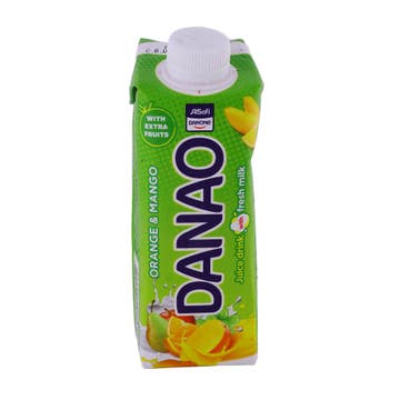 Danao Orange & Mango Juice MIlk Drink 180ml - Available at Alosra Online Supermarket