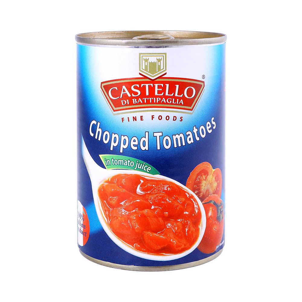 Castello Chopped Tomatoes 400g - Available at Alosra Online Supermarket
