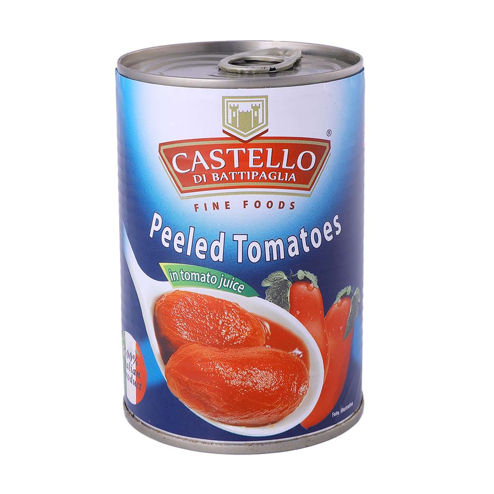 Castello Peeled Tomatoes 400g - Available at Alosra Online Supermarket
