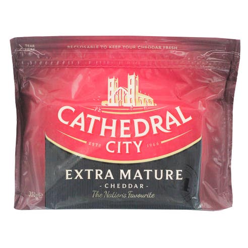 Cathedral City Extra Mature Cheese With Zip 350g - Available at Alosra Online Supermarket