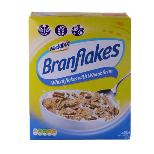Weetabix Bran Flakes Cereal 500g - Available at Alosra Online Supermarket