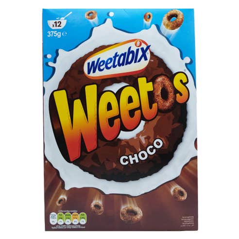 Weetabix Weetos Chocolate Cereal 375g - Available at Alosra Online Supermarket