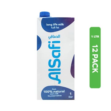Alsafi UHT Full Fat Milk 12x1L
