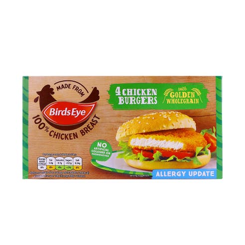 Birds Eye 4 Chicken Burgers 200g [Non Halal] [Contains Pork] - Available at Alosra Online Supermarket