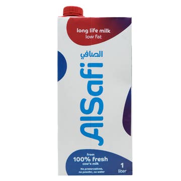 Al Safi Low Fat Long Life Milk 1L - Available at Alosra Online Supermarket