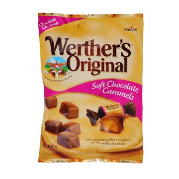Storck Werther's Original Soft Chocolate Caramels 100g 