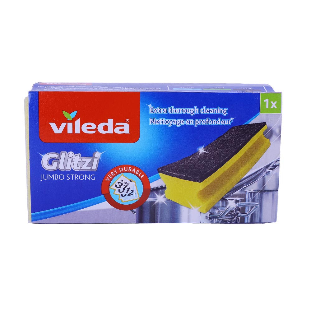 Vileda Glitzi Jumbo Bath Sponge back image