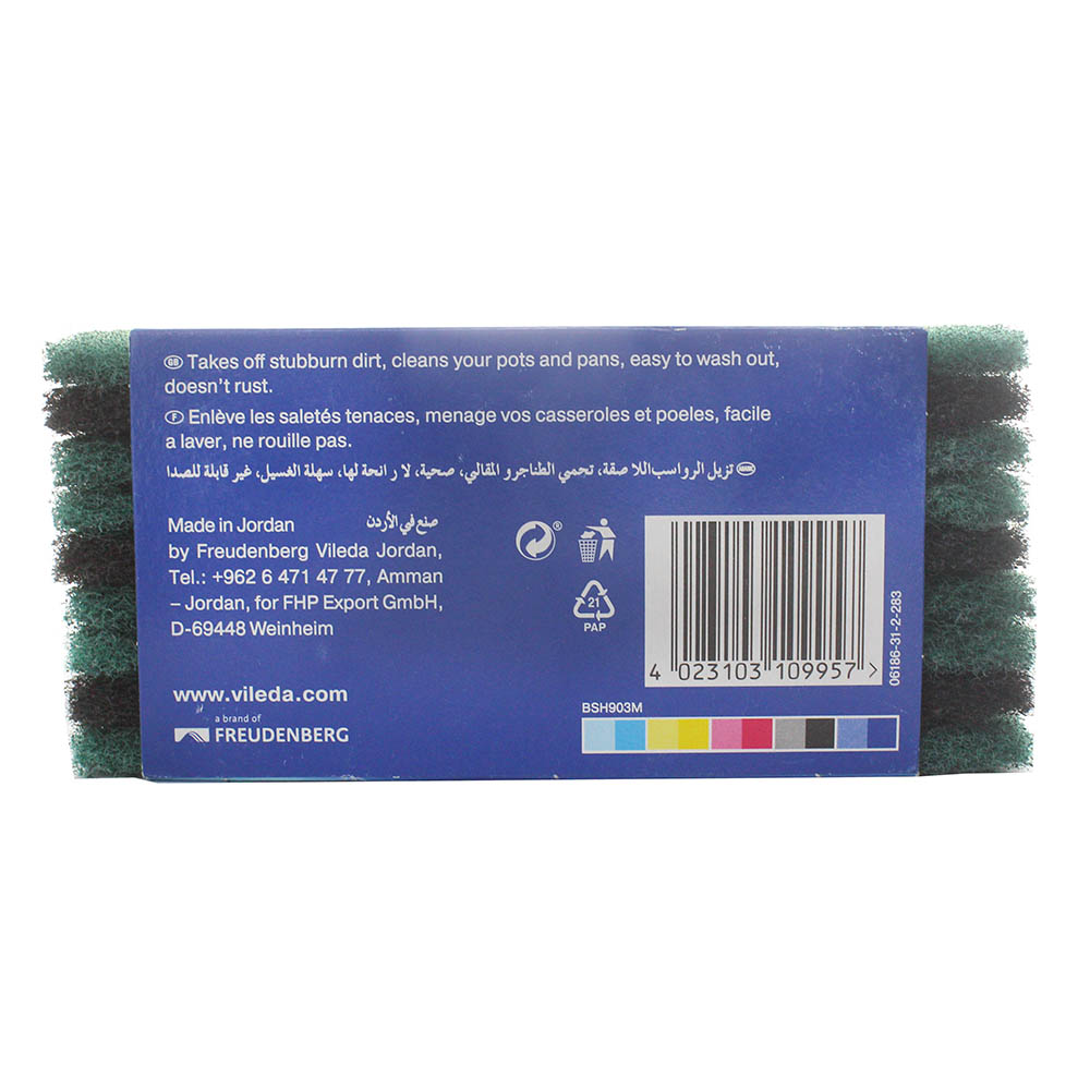 Vileda Handy Scouring Pad [9 Pack] back image