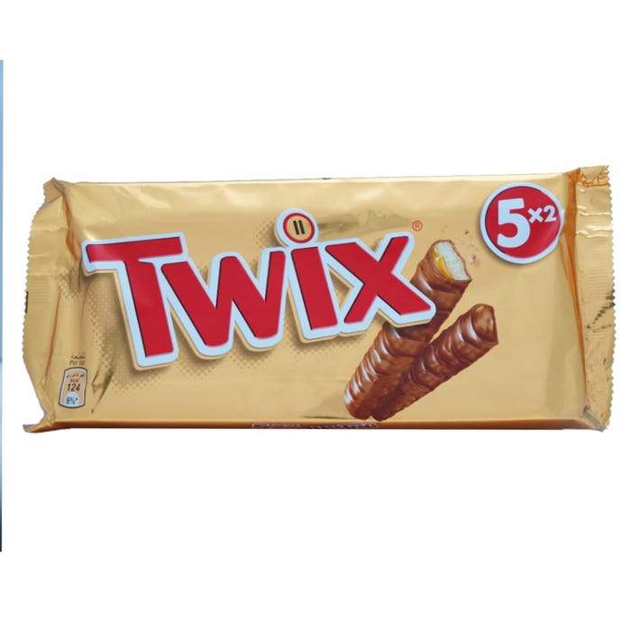 Twix Twin Bar 5x50g