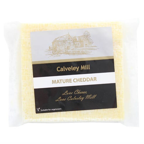 Calveley Mill White Mature Cheddar 200g - Available at Alosra Online Supermarket