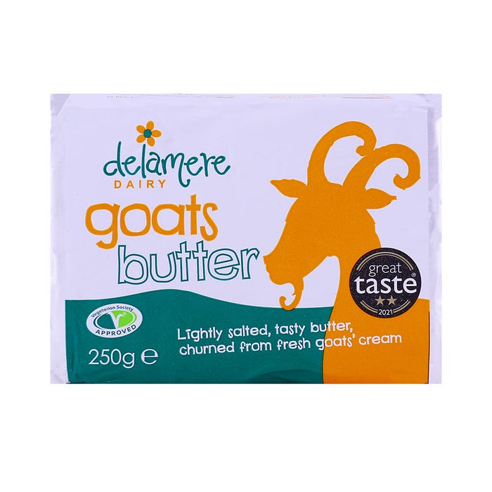 Delamere Dairy Goats Butter Lightly Salted 250g