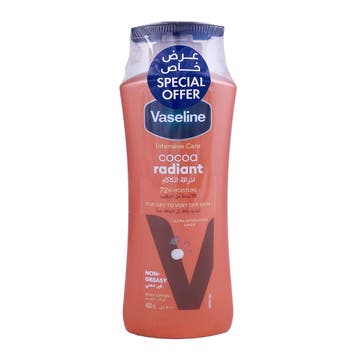 Vaseline Cocoa Radiant Butter Body Lotion 2x400ml [Special Offer] 