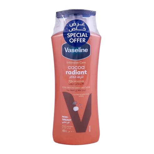 Vaseline Cocoa Radiant Butter Body Lotion 2x400ml [Special Offer] 