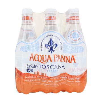 Acqua Panna Natural Mineral Water 500ml [6 Pack] - Available at Alosra Online Supermarket