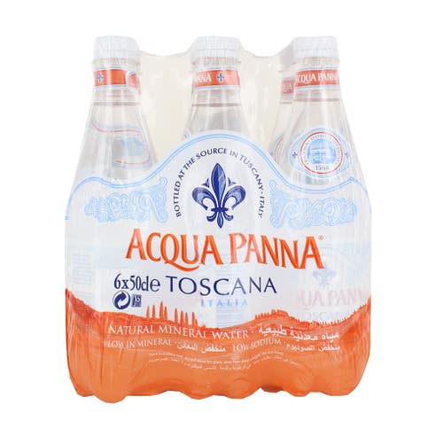 Acqua Panna Natural Mineral Water 500ml [6 Pack] - Available at Alosra Online Supermarket