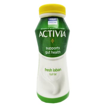 Activia Full Fat Fresh Laban 180ml - Available at Alosra Online Supermarket
