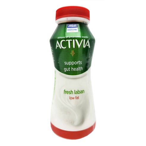 Activia Low Fat Fresh Laban 180ml - Available at Alosra Online Supermarket