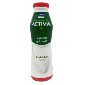 Activia Low Fat Fresh Laban 375ml - Available at Alosra Online Supermarket