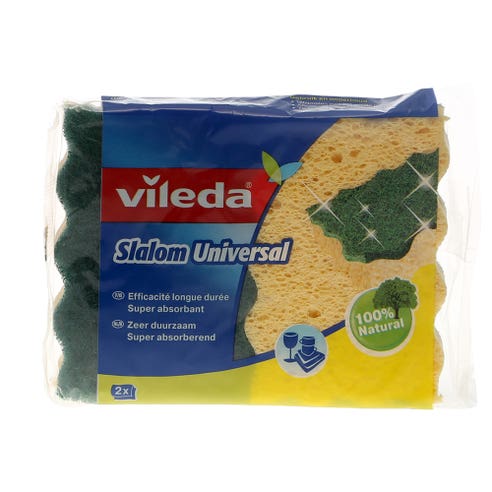 Vileda Slalom Universal Scourer 2's - Available at Alosra Online Supermarket