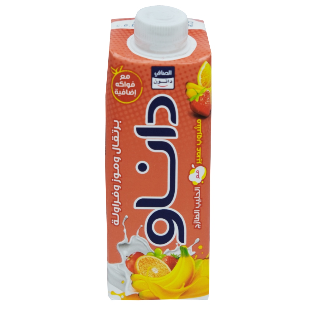 Danao Orange Banana & Strawberry Juice Milk 180ml - Bahrain Alosraonline supermarket
