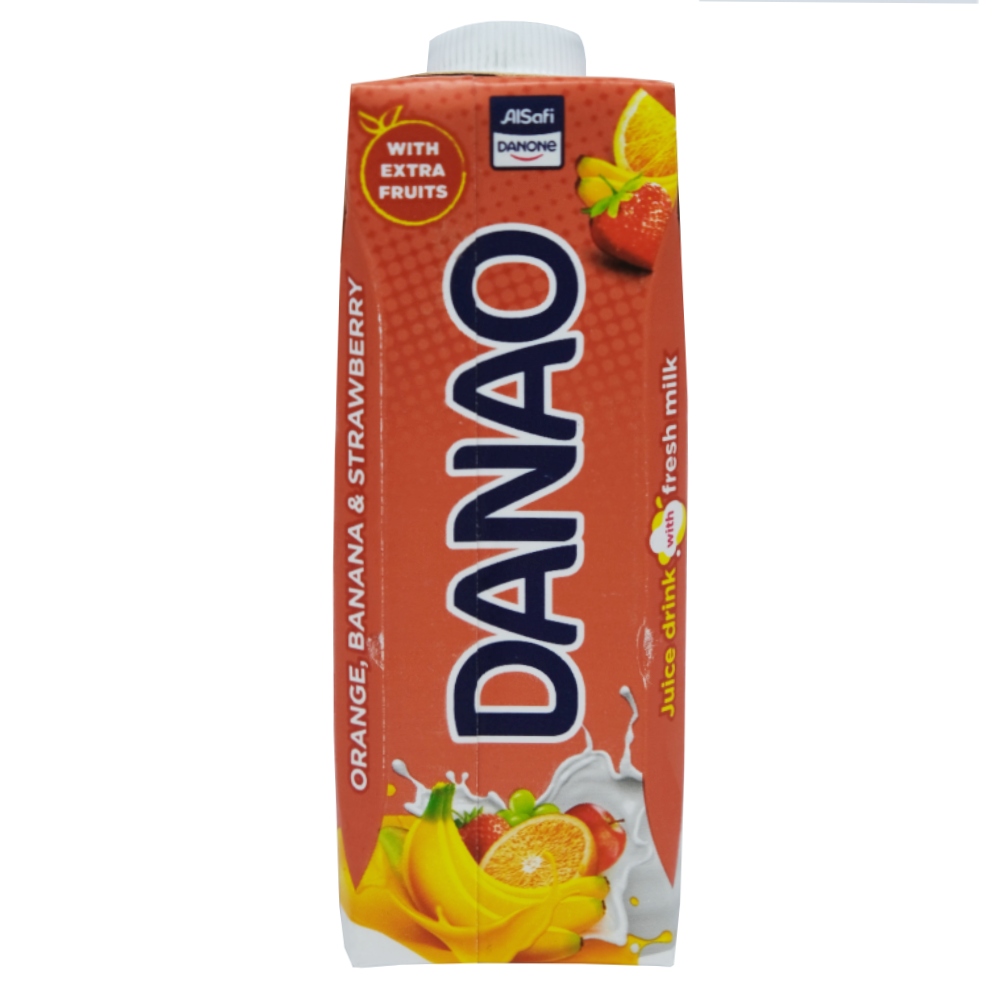 Danao Orange Banana & Strawberry Juice Milk 180ml