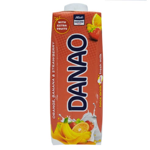 Danao Orange Banana & Strawberry Juice Milk 180ml - Available at Alosra Online Supermarket